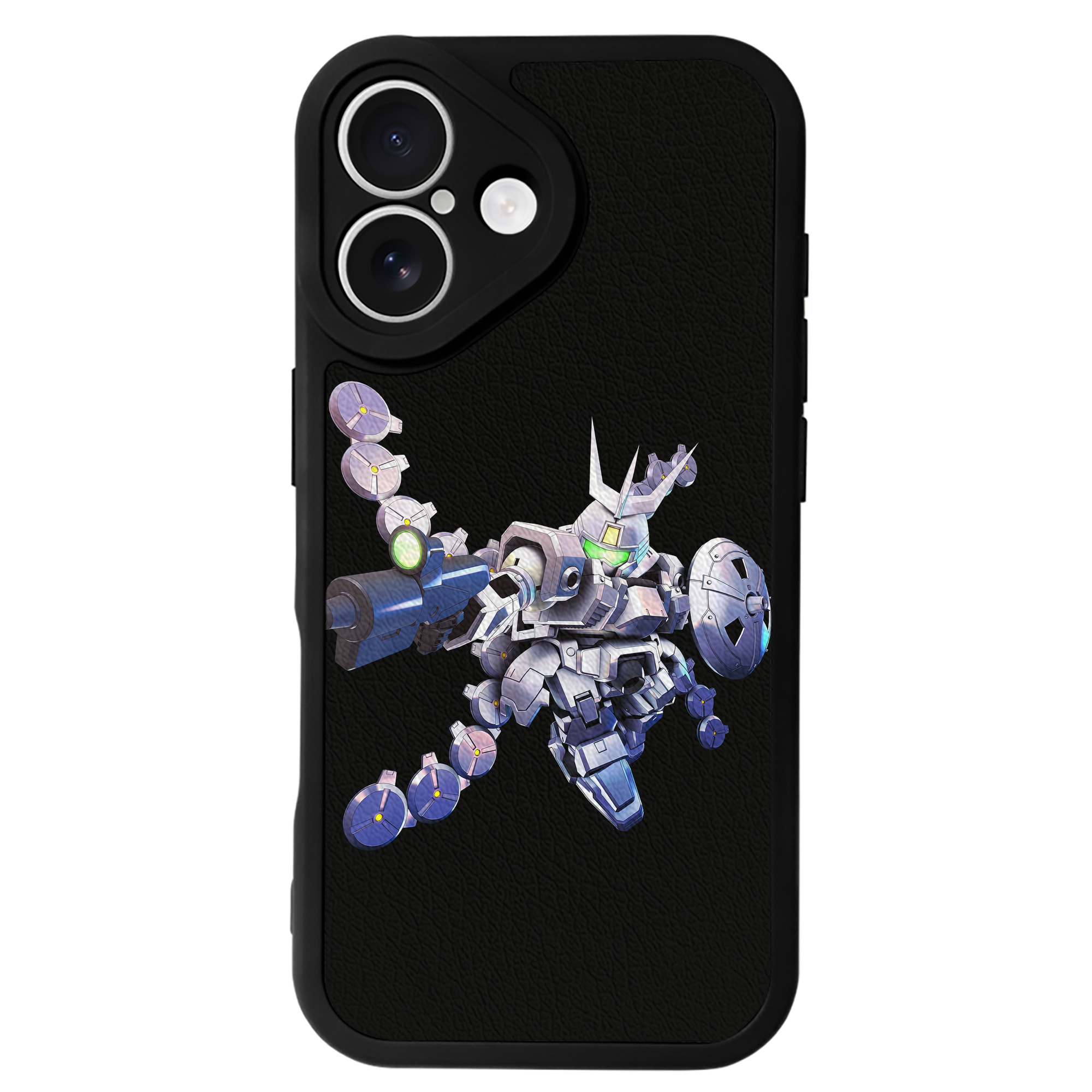 （画像用） 機動戦士ガンダム Mobile Suit Gundam 【iPhone 16シリーズ対応】シリコンスマホケース（レザー調） 材質：シリコン